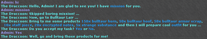 Talk with Draccoon