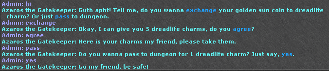 Chat with gatekeeper